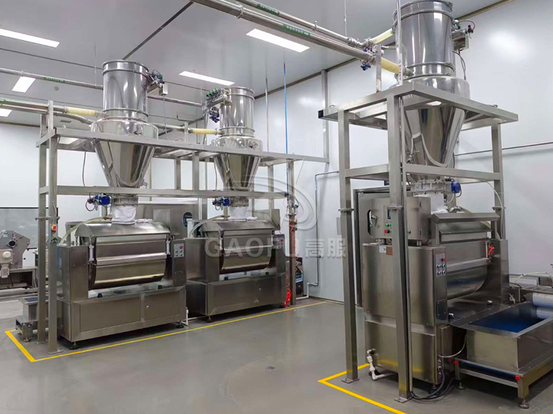 芝麻餅供粉系統(tǒng)客戶現(xiàn)場(chǎng)