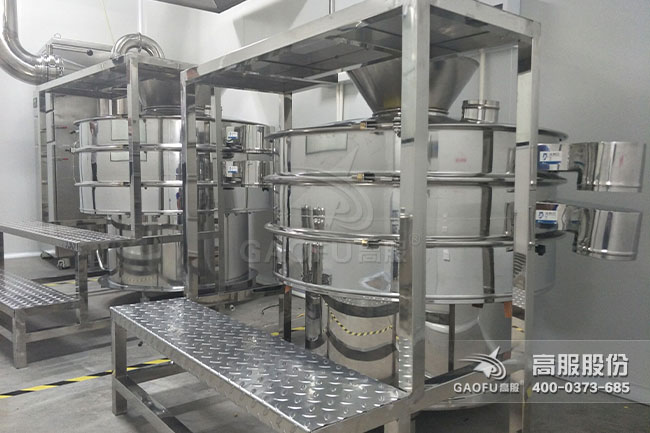 旋振篩客戶(hù)現(xiàn)場(chǎng)