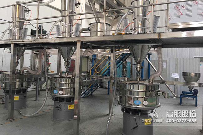 旋振篩客戶(hù)現(xiàn)場(chǎng)